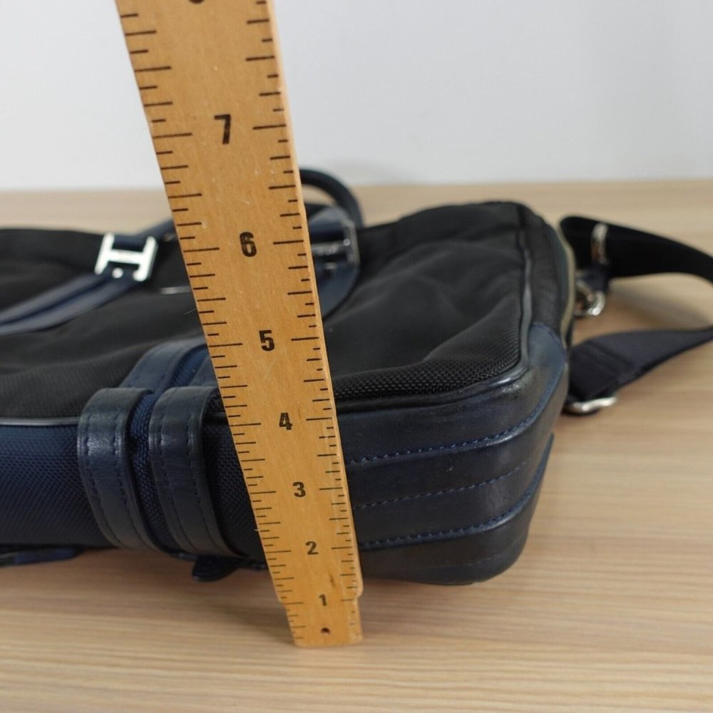 TUMI Bag Adult Black Briefcase Document Purse Japanese‎ Messenger Nylon Business - Picture 7 of 16